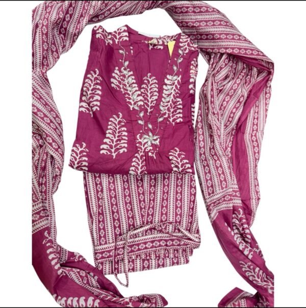 Coat neck Kurti set - Image 2