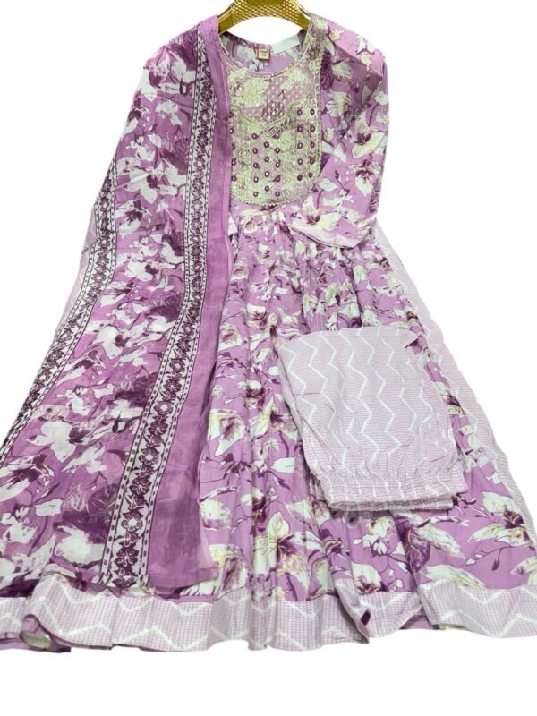 Purple Kurti set