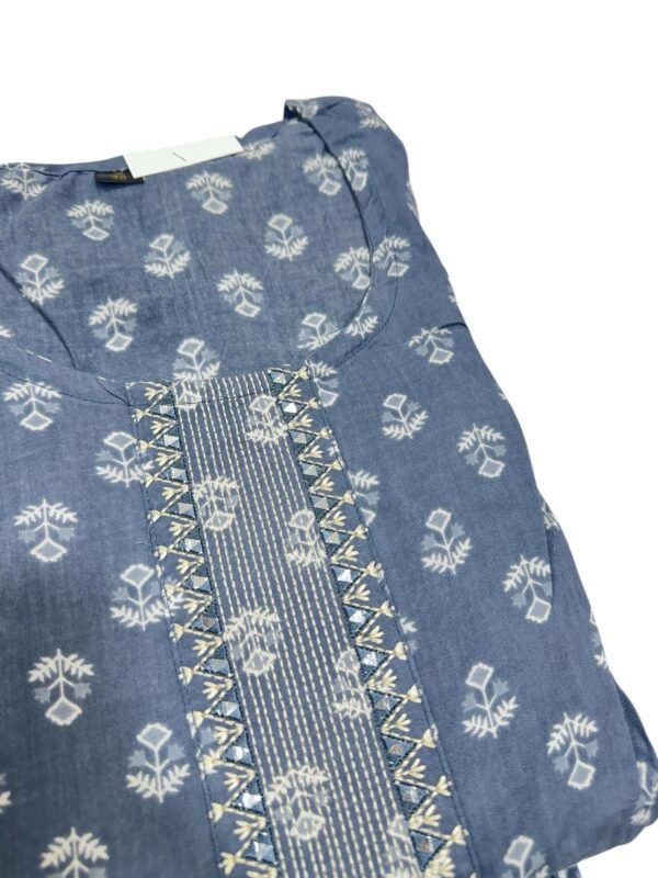 Grey kurti set - Image 2