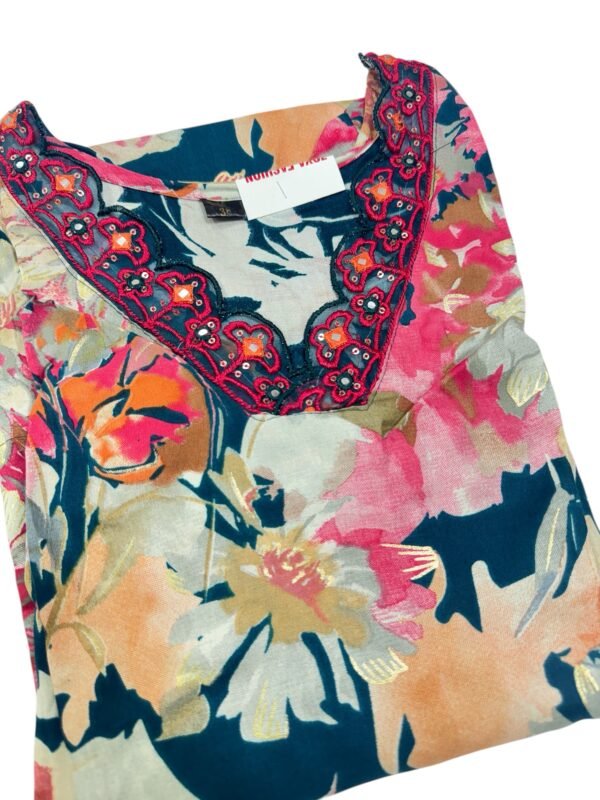 Floral Kurti set - Image 2