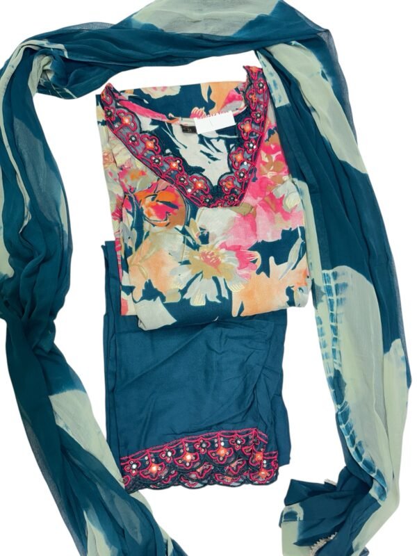 Floral Kurti set - Image 3