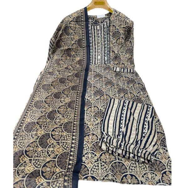 Dark blue Kurti set