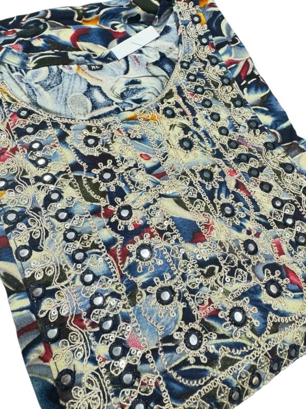 Blue kurti set - Image 3