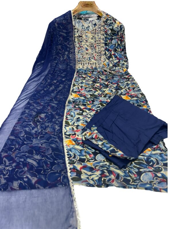 Blue kurti set