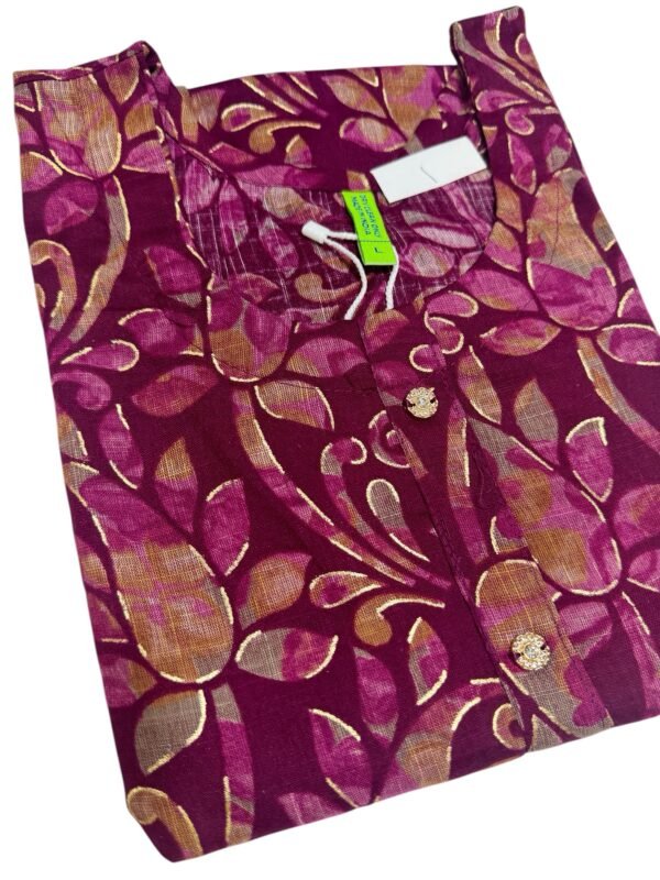 Dark purple Kurti set - Image 2