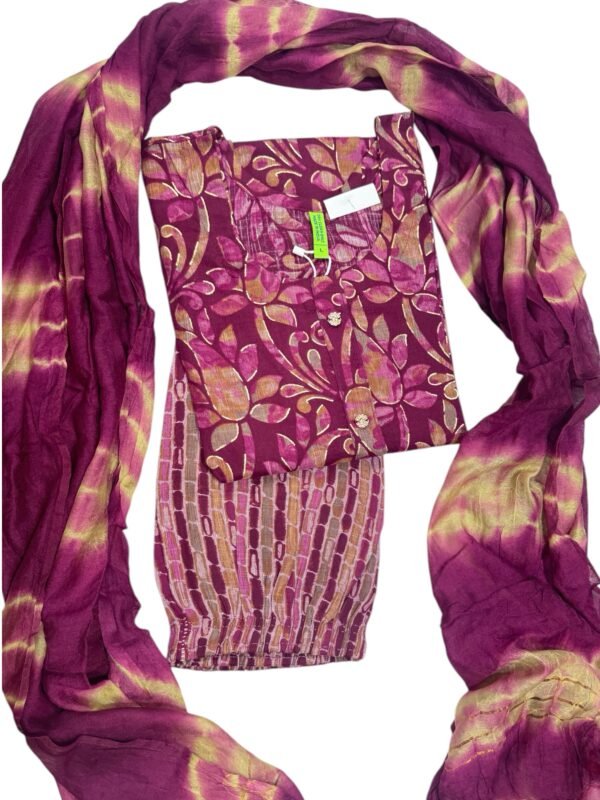 Dark purple Kurti set - Image 3