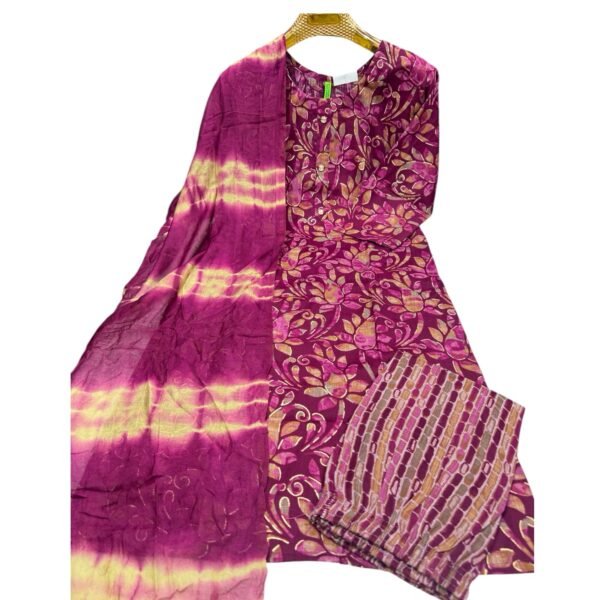 Dark purple Kurti set