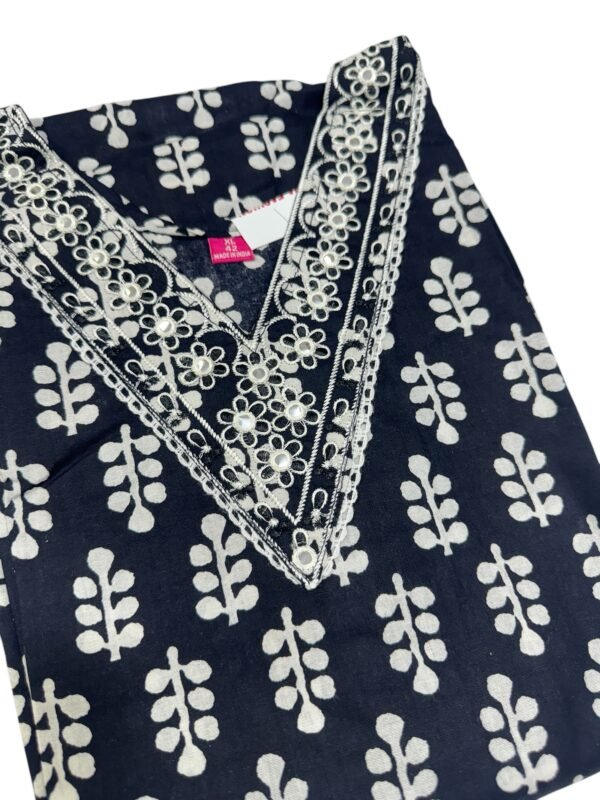 Black kurti set - Image 3