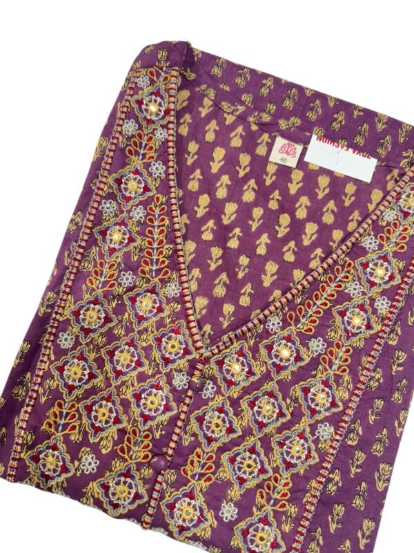 Cotton kurti set - Image 2