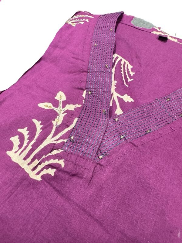V neck Kurti set - Image 3